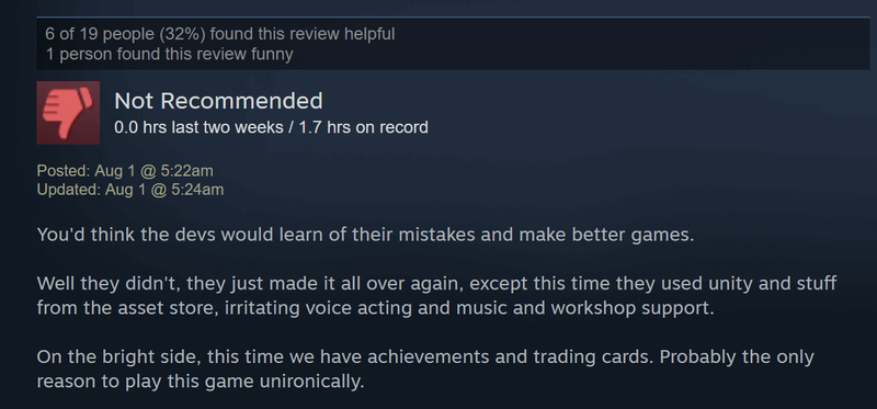Illustration for article titled 2016, As Told By Steam Reviews